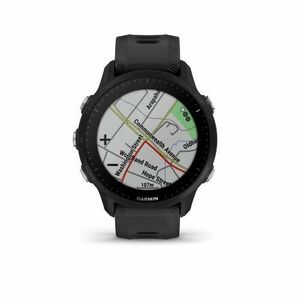 Ceas activity outdoor tracker Garmin Forerunner 955, bratara silicon, iOS/Android, Rezistenta la apa, Negru imagine