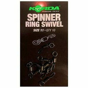 Agrafa rapida cu vartej Korda Spinner Ring Swivel, Nr.11, 10buc imagine