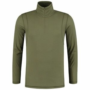 Bluza Korda Kool Quick Dry Long Sleeve Zip Neck, Olive (Marime: XL) imagine