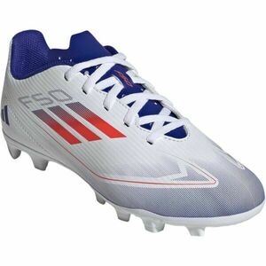 adidas F50 CLUB FXG J Ghete de fotbal copii, alb, mărime 38 imagine