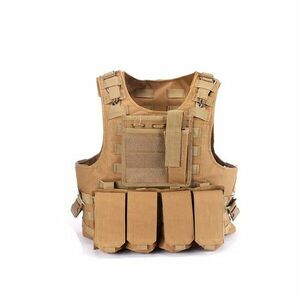 Vesta militară tactică DRAGOWA Tactical Military Heavy Duty, Coyote imagine