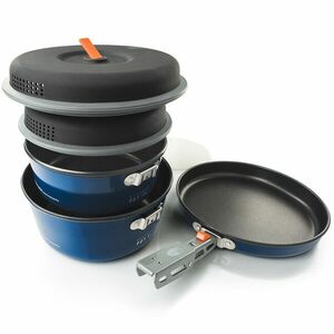 GSI Outdoors Bugaboo Ceramic Camper Camping Pot Set Bugaboo Ceramic Base Camper Small 1.5 + 2 l imagine