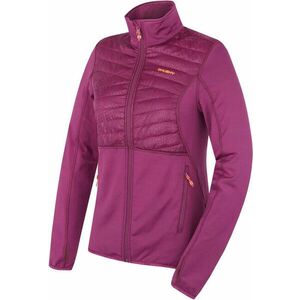 Pulover cu fermoar Airy Zip pentru femei Husky Burgundy imagine