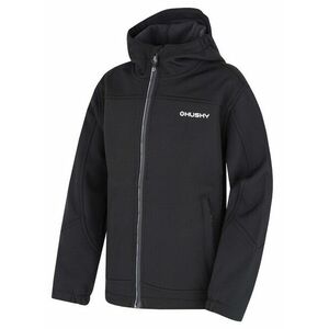 Husky Kids jachetă softshell Simbo K negru imagine