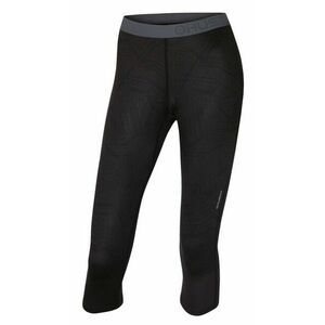 Lenjerie de corp termică Husky Active Winter, Pantaloni 3/4 de damă, negru imagine