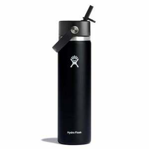 Hydro Flask Sticluță termo largă cu gura 24 OZ Wide Flex Straw Cap, negru imagine