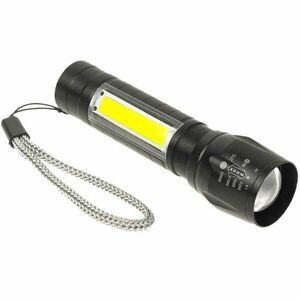 Mini lanternă LED USB, negru imagine