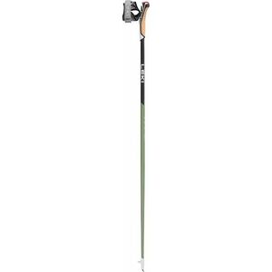 LEKI Băț de nordic walking Flash Carbon, verde metalic-negru-galben neon imagine