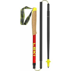 LEKI Trail Running poles Alphatrail FX.One Superlite, Carbon natural - roșu aprins - roz neon imagine