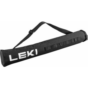 LEKI Geantă pentru bețe de trekking, alb-negru, 80 cm imagine