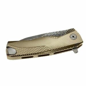 Briceag de buzunar Lionsteel Luxury cu mâner din titan solid ROK DD GL imagine