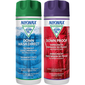 Nikwax Set de 2 buc. set Twin Down Wash.Direct / Down Proof 300ml imagine