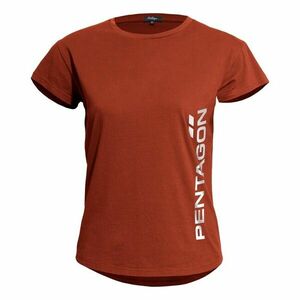 Pentagon tricou scurt pentru femei Whisper "Pentagon Vertical", Maroon Red imagine