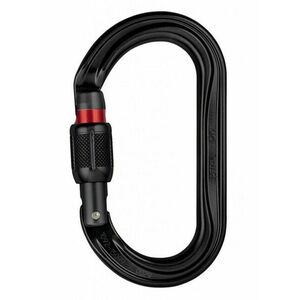 Petzl SCREW LOCK carabină ovală cu șurub negru imagine