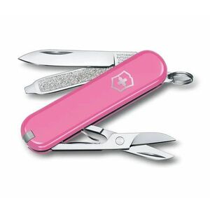 Victorinox Classic SD Colors Cherry Blossom, cuțit multifuncțional, roz, 7 funcții imagine