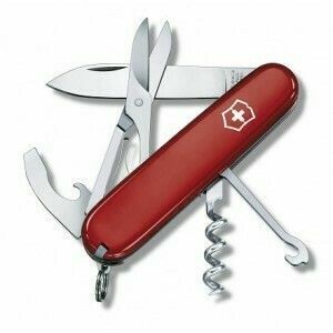 Cuțit multifuncțional Victorinox Compact 91 mm, roșu, 15 funcții imagine