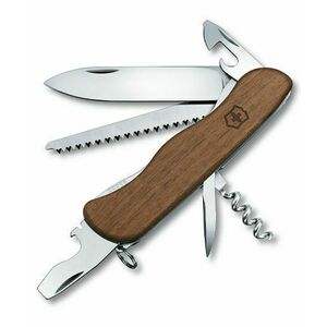 Cuțit multifuncțional Victorinox Forester Wood 111 mm, lemn de nuc, 10 funcții imagine