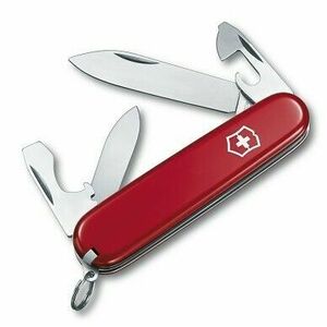 Cuțit multifuncțional Victorinox Recruit Red 84 mm, roșu, 10 funcții imagine