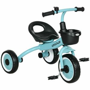 AIYAPLAY Tricicleta pentru Copii 2-5 Ani cu Scaun Reglabil, Bicicleta pentru Copii cu Cosuleț, 70, 5x53x58 cm, Albastru | Aosom Romania imagine