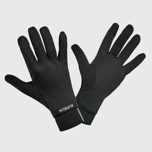 Mănuși Tactile Alergare Jogging RUN KIPRUN WARM+ 500 V2 Negru Adulți imagine