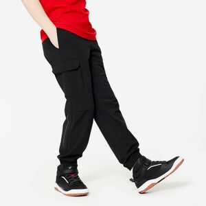 Pantalon de trening cargo Educație fizică Negru copii imagine