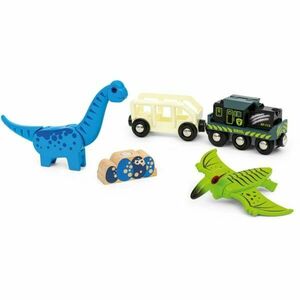 BRIO BATTERY-POWERED DINOSAUR TRAIN Trenuleț la baterie pentru copii, mix, mărime imagine