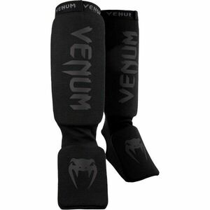 Venum KONTACT SHIN GUARDS Apărători tibie, negru, mărime imagine