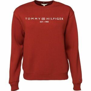 Tommy Hilfiger MDRN REG CORP LOGO C-NK SWTSHRT Hanorac de damă, roșu, mărime imagine