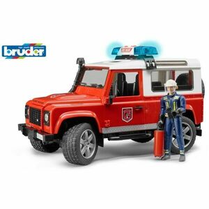 BRUDER FIRE TRUCK WITH FIREMAN Mașină de pompier cu pompier, mix, mărime imagine