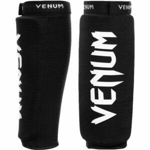 Venum KONTACT SHIN GUARDS Apărători tibie, negru, mărime imagine