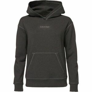 Calvin Klein PULLOVER HOODIE Hanorac pentru femei, gri închis, mărime imagine