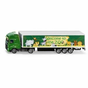 SIKU TRUCK WITH TRAILER Camion cu remorcă, verde, mărime imagine