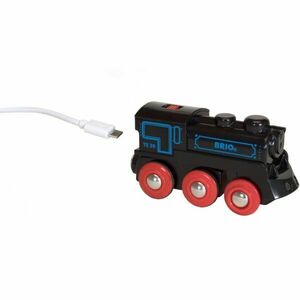 BRIO LOCOMOTIVE MINI USB Locomotivă electrică, negru, mărime imagine