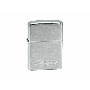 Brichetă pe benzină cromată Zippo imagine