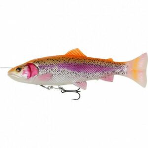 Shad Savage Gear 4D Line Thru Pulsetail Trout, 16cm, 51g Albino imagine