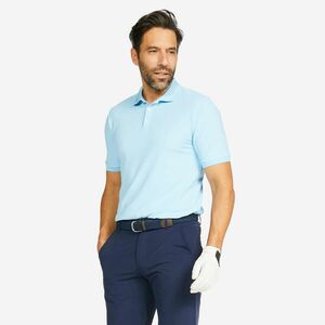 Tricou Polo Golf WW500 Albastru deschis Bărbați imagine