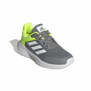 Încălțăminte Educație fizică ADIDAS TENSAUR RUN Gri-Alb-Galben Copii imagine