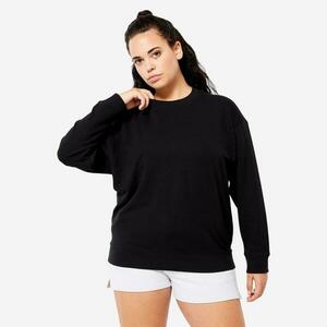 Hanorac oversize Fitness Negru Damă imagine