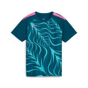 Tricou Fotbal PUMA TEAMLIGA GRAPHIC Albastru Copii imagine