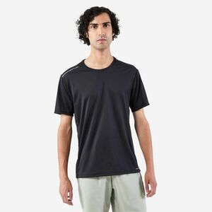 Tricou respirant alergare Jogging KIPRUN Run 500 Dry + Negru Bărbați imagine