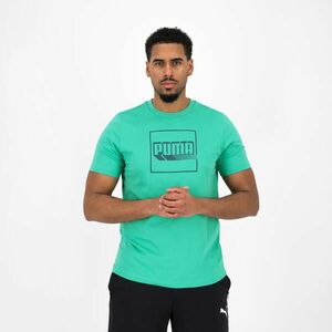 Tricou imprimeu Puma Verde deschis Bărbați imagine