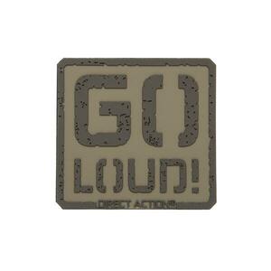 PATCH PVC - GO LOUD - COYOTE BROWN imagine