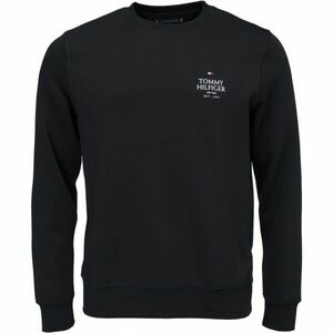 Tommy Hilfiger STACK SWEATSHIRT Hanorac pentru bărbați, negru, mărime imagine