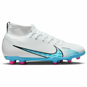 Nike JR MERCURIAL SUPERFLY 9 CLUB FG/MG Ghete de fotbal copii, alb, mărime 35.5 imagine