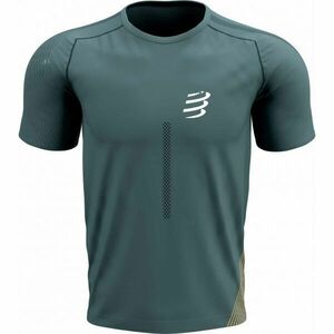 Compressport PERFORMANCE SS TSHIRT M Tricou alergare bărbați, verde, mărime imagine