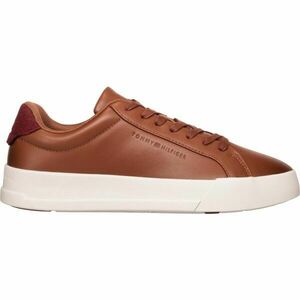 Tommy Hilfiger LEATHER CONTRAST HEEL COURT TRAINERS Încălțăminte bărbați, maro, mărime imagine