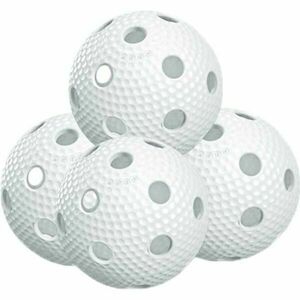 Salming AERO BALL 10-PACK Mingi de floorball, alb, mărime imagine