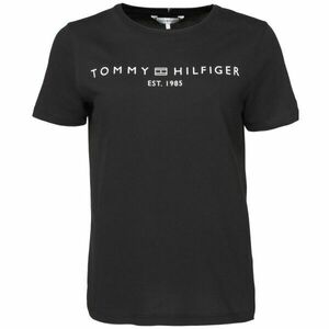 Tommy Hilfiger LOGO CREW NECK Tricou pentru femei, negru, mărime imagine