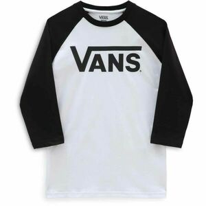 Vans CLASSIC VANS RAGLAN-B Tricou pentru băieţi, alb, mărime imagine