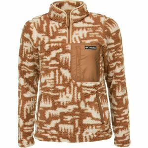 Columbia WEST BEND 1/4 ZIP II Hanorac fleece femei, maro, mărime imagine